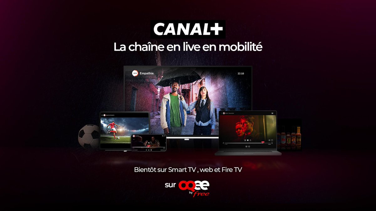 Canal+ la chaîne en live est disponible dès maintenant sur iPhone, iPad et mobile Android 📱

Pratique pour regarder la Ligue des Champions ce soir 😉⚽️