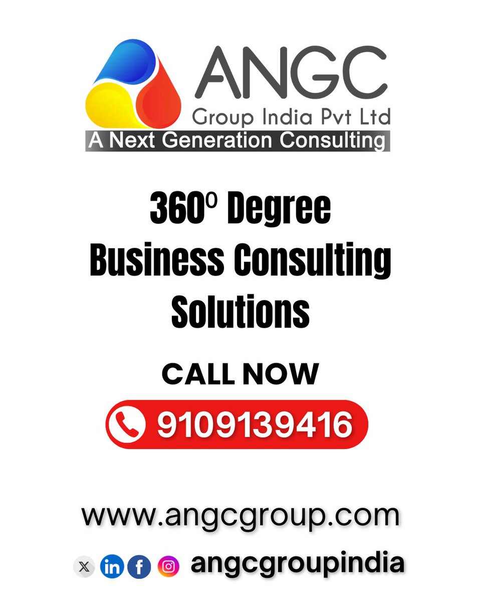 angcgroupind's tweet image. ANGC – आपके Business Growth का Trusted Partner! 😇💫
.
.
.
.
.
.
(Business Growth, Startup Funding, MSME Schemes, Business Loan, Government Schemes, ANGC)
#BusinessGrowth #ANGC #FundingSupport #MSME #StartupIndia #Entrepreneurship #BusinessLoan #BusinessConsulting #GrowWithANGC