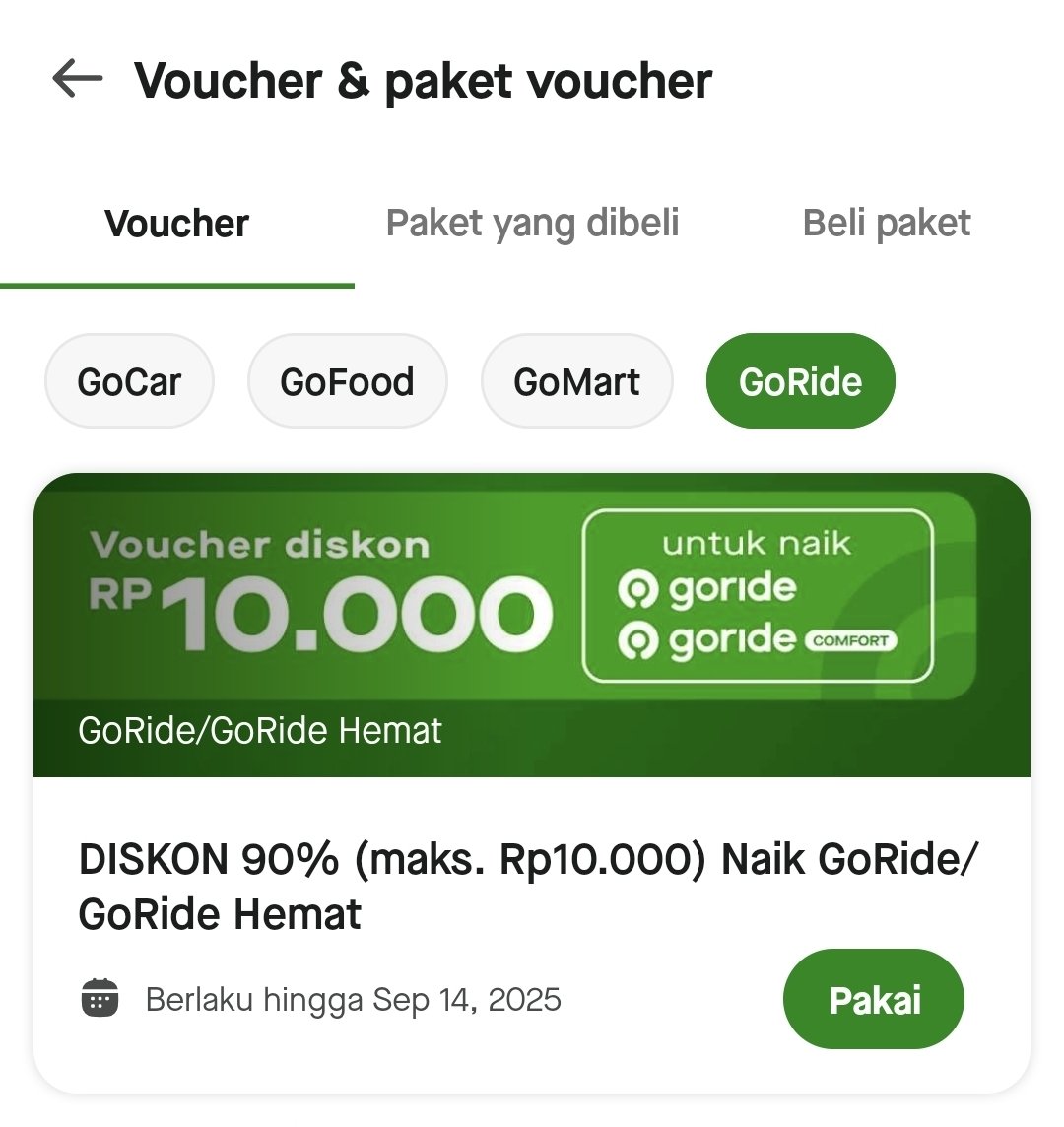 Wts voucher vc voc goride gojek

★ Pot 90% max 10k  Fee 3k
★ Pot 70% max 10k Fee 2.5k
☆ Nokos/verif gojek Fee 3k
    (Dapat 1-3 vc pot 7k-12k)

Bisa keep+500p, Qris/All E-wallet
☎️ Fast on wa, s.id/wa-beyi
💭Testimoni s.id/testimoni-beyi
#zonaba #zonauang