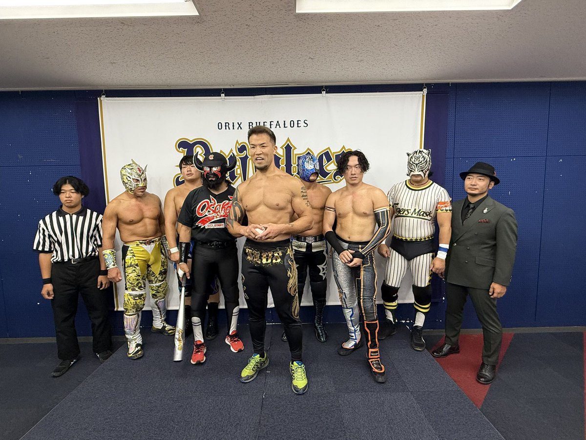 威圧感。

#大阪プロレス