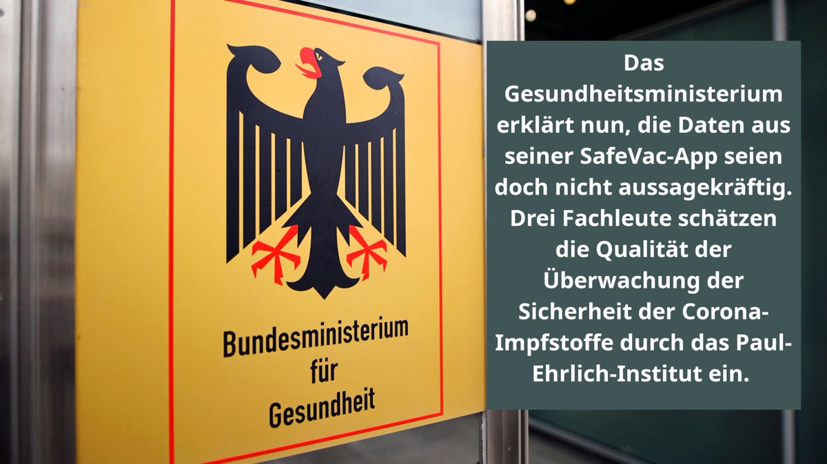 «Aus dieser Perspektive hat das Paul-Ehrlich-Institut bei der Überwachung der Sicherheit von Impfstoffen nicht nur mit ungeeigneten Methoden größtenteils versagt. Es hat zudem nie die notwendigen Forschungsanstrengungen betrieben, um valide Aussagen über die Sicherheit und