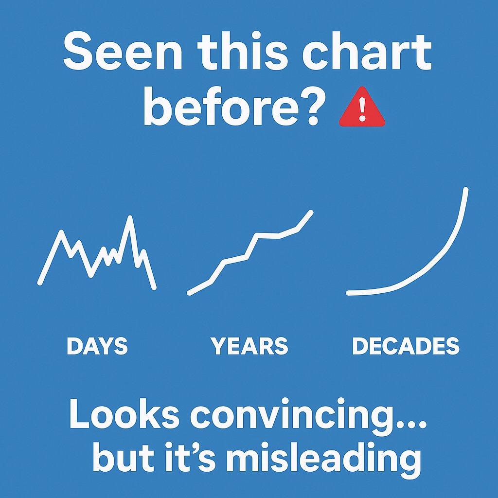 goalbasedinvest's tweet photo. 💡 Das grösste Risiko für Anleger:innen ist nicht der Markt. Es sind die Mythen, die ihnen erzählt werden.
Viel zu oft kursieren Charts und Slogans, die Investieren simpel und sicher erscheinen lassen – als würde das Risiko „verschwinden“, wenn man nur lange genug wartet.

#Investieren  #Vermögensaufbau  #ETF #Finanzwissen #Schweiz