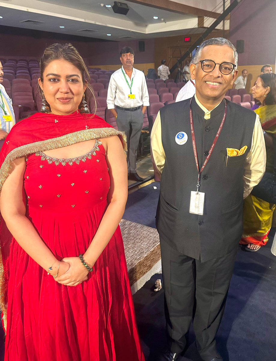 IamRaagini's tweet photo. Honoured to be a part of Doordarshan’s Foundation Day – DD@66 

Growing up, Doordarshan was not just a channel, it was an emotion… a window that connected us to stories, culture, and togetherness. https://t.co/OuDeUC4OMb
