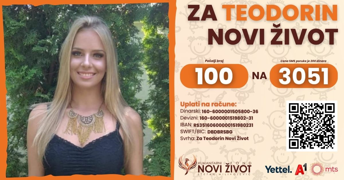 Da li je ovo moguće?
Jedina preživela iz pada nadstrešnice mora da skuplja novac za lečenje preko poruka!
Kada je dosta ponižavanja?
Kada ćemo doći svesti da oni grabe još jače, brže, bolje svakog dana -  dok mi traćimo mesece oni kradu epski!