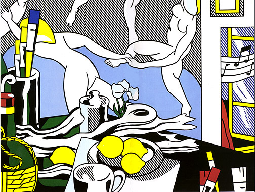 Artist's studio - The dance #artbots #lichtenstein
