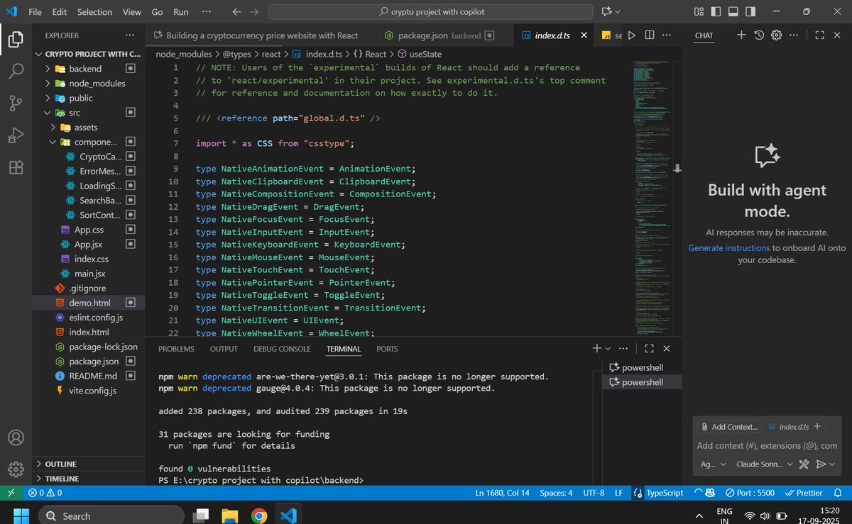 MajinDeveloper's tweet image. vibecodeing for the first time