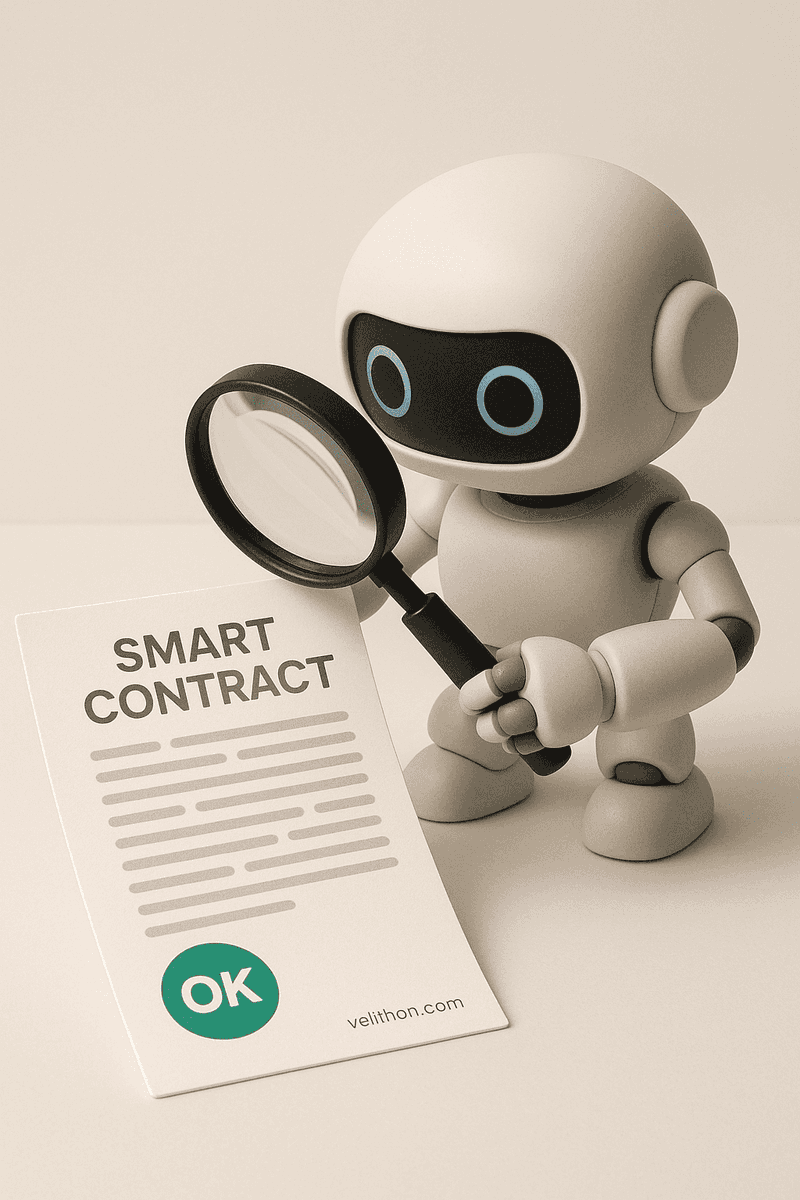 velithon's tweet image. That friend who always says “check the contract”? That’s us. 24/7, no coffee breaks. 

velithon.com

 #Velithon #Security #DYOR #DeFi #SmartContracts