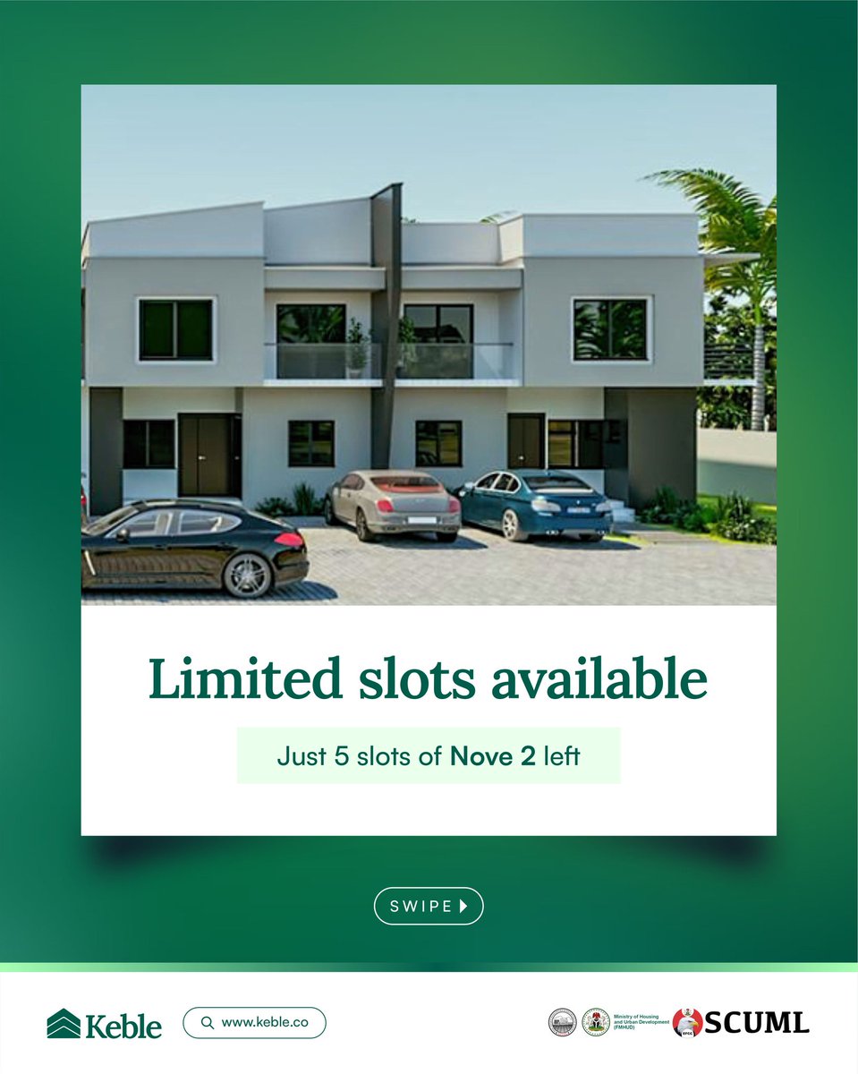 KebleHQ's tweet photo. Get up to 600k every year without lifting a finger ๐ธ
Sign me up!!
And you can get that too
https://t.co/XU2VebWNp2
#ResortPropertyInIbadan #OwnAPropertyInIbadan #IncomeGeneratingProperty #RealEstateInvestment https://t.co/lWRNOOIGA9
