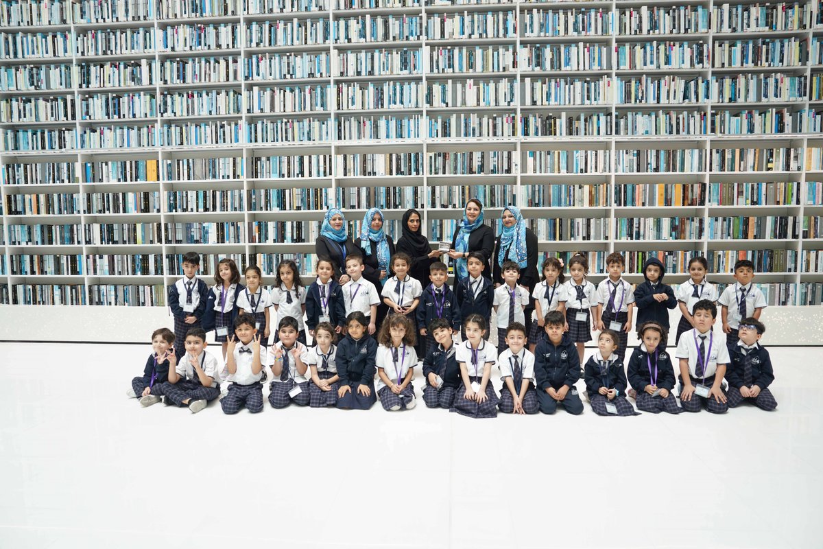 mbrlae's tweet image. Highlights from the visit of Al Adab Private School’s delegation to the #MohammedBinRashidLibrary: Around 30 students explored MBRL’s key facilities, innovative services, and the vast wealth of content housed across its nine specialised libraries, which cover a wide range of…
