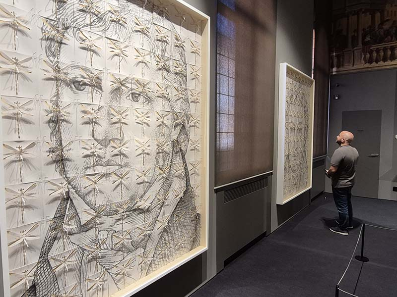 betrayal's tweet photo. Opening this week in Modena, Il tempo della scrittura (Galleria BPER, curated by Stefania De Vincentis): visual writing and knowledge from Renaissance works to Sabrina Mezzaqui and Pietro Ruffo. I contribute with a short essay on Ruffo, cartography and counter-Enlightenment https://t.co/r0eikmsq45
