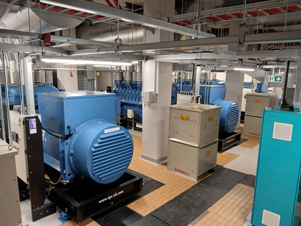 GeneratorC0's tweet image. 🔧 Transformation Complete – Part Two
We ripped out an ageing NHS Trust standby system &amp;amp; installed:
✅ New HV &amp;amp; LV gensets
✅ Roof-mounted air blast coolers
✅ Fuel systems / fire safety &amp;amp; polishing
✅ Custom exhaust &amp;amp; silencing
Let&apos;s talk about your projects!
Call 01634 668090