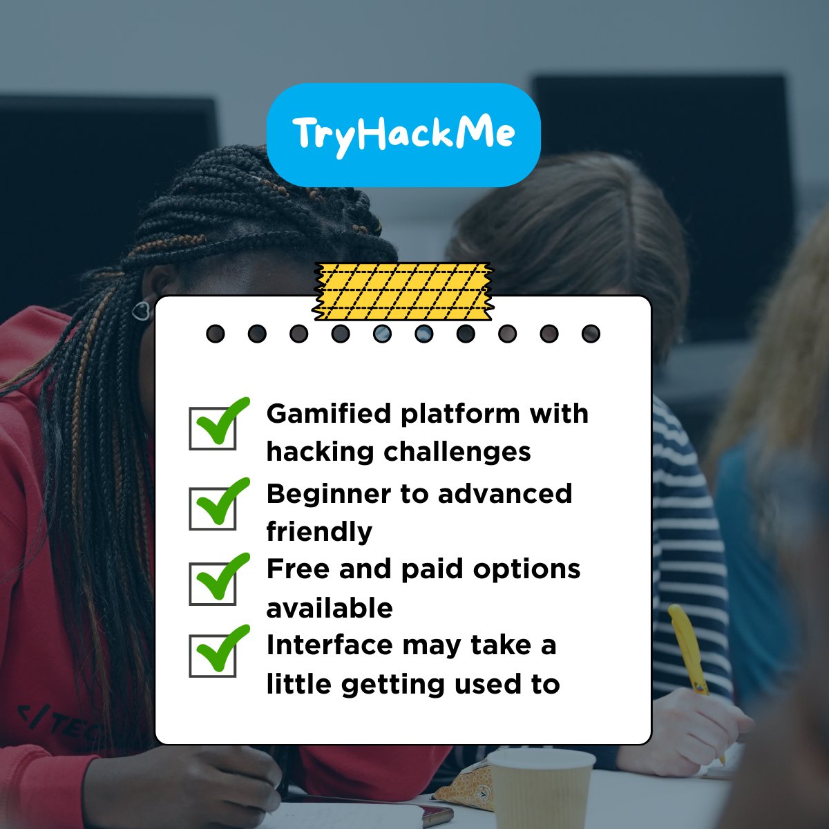 TechUPWomen's tweet image. Not sure where to start your cybersecurity career? 👀
In this part of our “Top 5 Tech Skills” series, Dr Paula Beer shares free resources to build real cybersecurity skills.
✨No experience (or money) required!
For the full blog: techup.ac.uk
#TechSkills #WomenInTech
