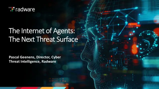radware's tweet photo. Join us as we look beyond today’s threats to the coming era of agent-driven business. Learn how to prepare your enterprise for a future where security and innovation must evolve together.

👉 Register now to attend: https://t.co/PkeUUE0TJR

#InternetOfAgents #AI #CyberSecurity https://t.co/JRr5WoSNqC