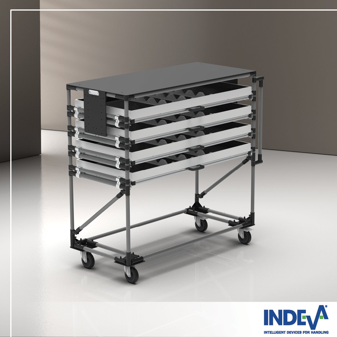 Indeva_Handling's tweet photo. 🚀Efficiency. Quality. Robustness.That’s the Lean System Trolley Kit by Scaglia INDEVA.
✅ Flexible material flows
✅ Strong &amp; reliable for daily use
✅ Ergonomic &amp; safe for operators
Lean Manufacturing made simple.
👉Innovation serving industry.
#LeanManufacturing #ScagliaINDEVA https://t.co/6i9fGN5qov