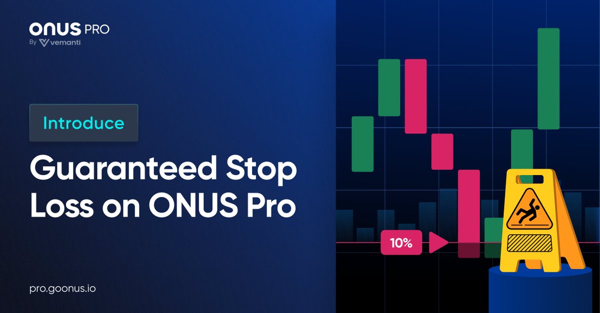 ONUSFinance's tweet image. 📣 Launching Guaranteed Stop Loss on ONUS Pro

From September 17, 2025, ONUS Pro officially launches the Guaranteed SL feature, a tool that helps reduce slippage risk when placing Stop Loss orders, enabling users to manage risk more effectively and trade more safely during…