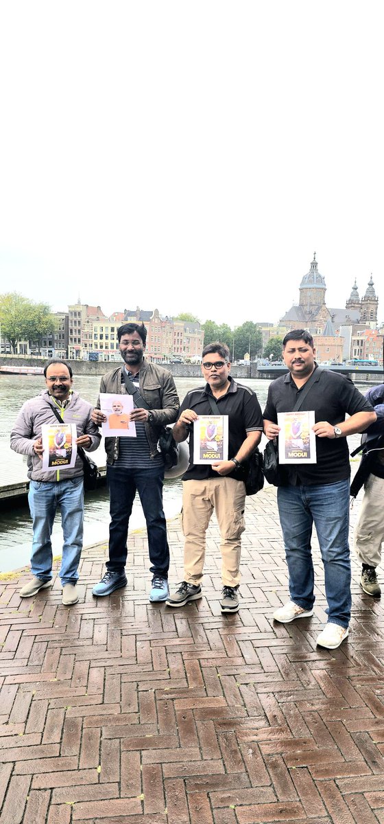 SRK4BJP's tweet photo. Amsterdam యూరోప్ నుండి మన ప్రియతమ ప్రధాని నరేంద్ర మోడీ గారికి జన్మదిన శుభాకాంక్షలు తెలుపుతున్న రాష్ట్ర ఓబీసీ అధికార ప్రతినిధి శంకరోళ్ల రవి కుమార్.. https://t.co/vrHosMilmA
