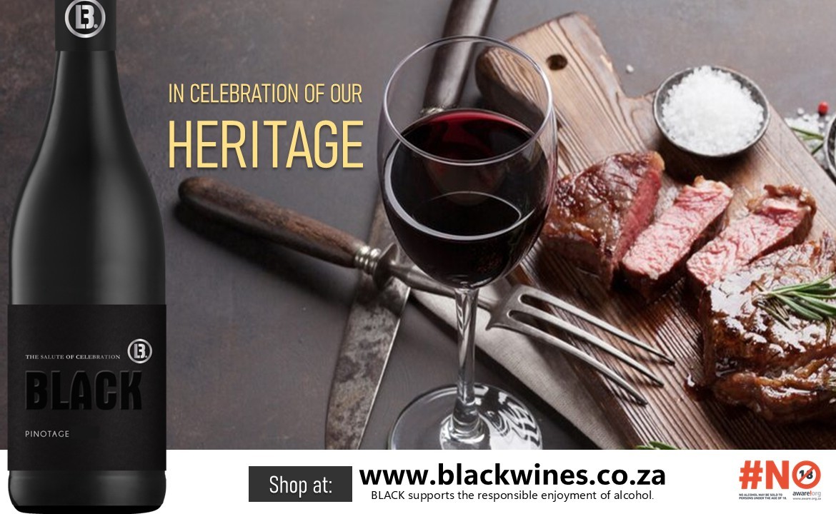 𝗧𝗵𝗶𝘀 𝗺𝗼𝗻𝘁𝗵 𝘄𝗲 𝗰𝗲𝗹𝗲𝗯𝗿𝗮𝘁𝗲 𝗼𝘂𝗿 𝗛𝗲𝗿𝗶𝘁𝗮𝗴𝗲! 𝗦𝗼 𝗹𝗶𝗴𝗵𝘁 𝘁𝗵𝗼𝘀𝗲 𝗳𝗶𝗿𝗲𝘀, 𝗯𝗿𝗮𝗮𝗶 𝘁𝗵𝗮𝘁 𝘀𝘁𝗲𝗮𝗸 &amp; 𝗰𝗿𝗮𝗰𝗸 𝗼𝗽𝗲𝗻 𝗮 𝗴𝗿𝗲𝗮𝘁 𝗯𝗼𝘁𝘁𝗹𝗲 𝗼𝗳 BLACK 𝗣𝗶𝗻𝗼𝘁𝗮𝗴𝗲 𝗳𝗼𝗿 𝗴𝗼𝗼𝗱 𝗺𝗲𝗮𝘀𝘂𝗿𝗲!
 blackwines.co.za