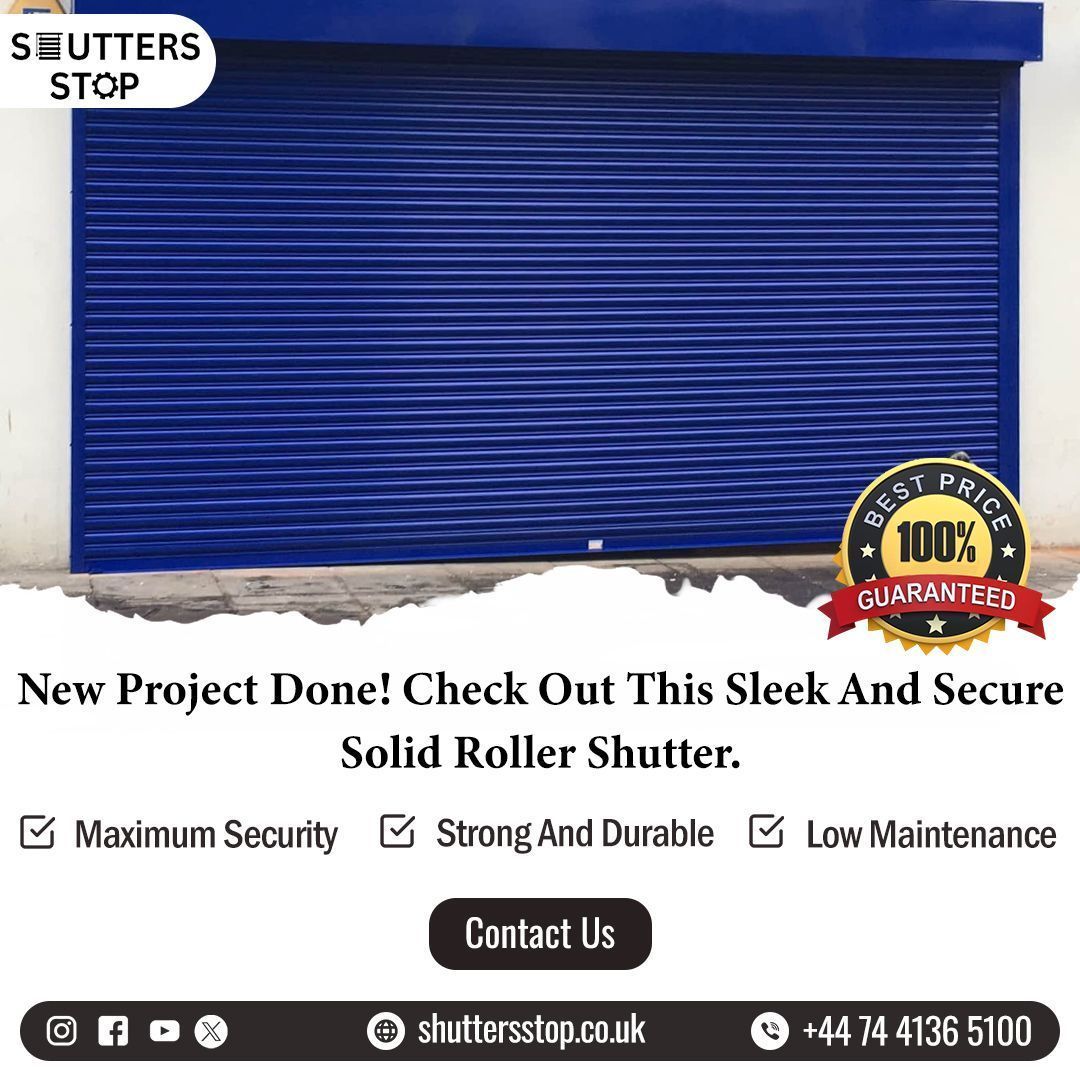 Shuttersstopuk's tweet image. ✨ Another project successfully completed! Check out this sleek and secure solid #rollershutter built for maximum #security and #lowmaintenance.🔒💪
📞 +44 7441365100
🌐 shuttersstop.co.uk
#ShutterSolutions #derby #SolidShutters #ShutterStop #Shuttersstopderby