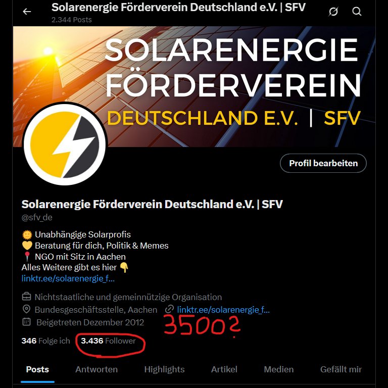 Solarenergie Förderverein Deutschland e.V. | SFV tweet media