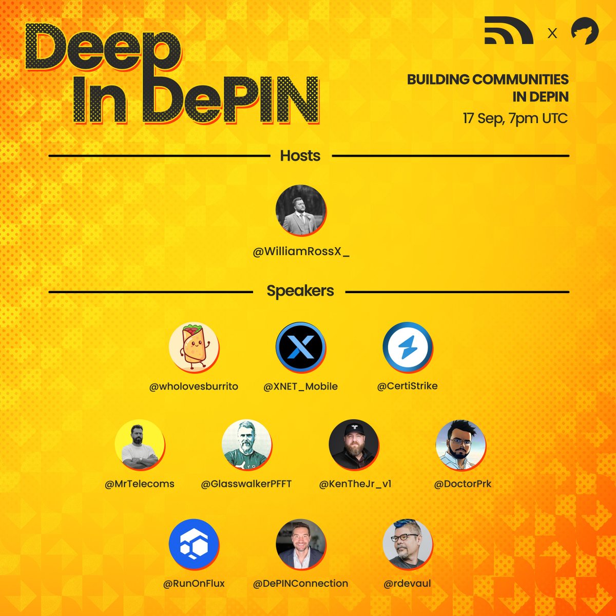 DabbaNetwork's tweet photo. 🎙 Deep in DePIN Ep. 36

A DePIN project without community? Just a pile of hardware.

This week: How communities turn networks into movements.
Set your reminders 👇 https://t.co/qzTEbZfCnt