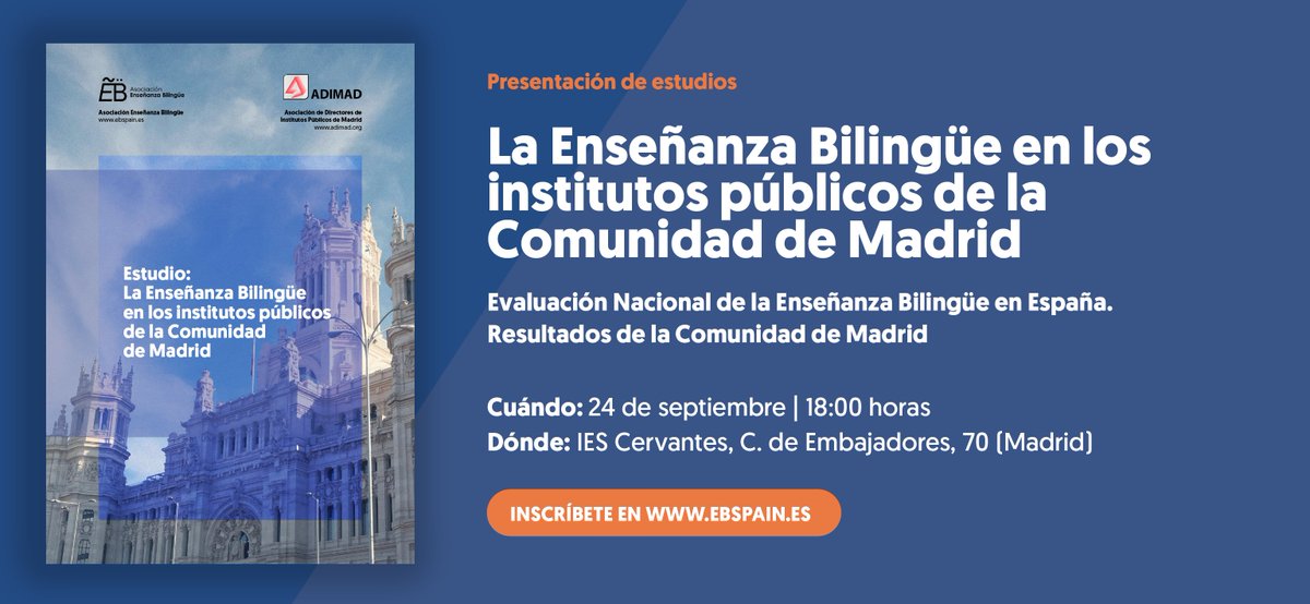 XGDC's tweet photo. Presentación de estudios: La Enseñanza Bilingüe en los institutos públicos de la Comunidad de Madrid https://t.co/3FaotH181Y a través de @Ens_bilingue https://t.co/q9HM1vcd1R