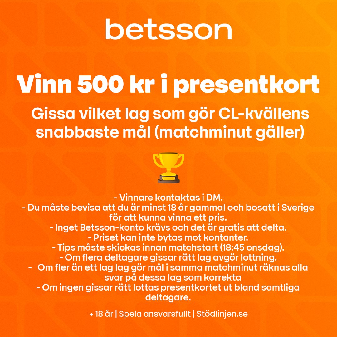 Betsson 🇸🇪 tweet media