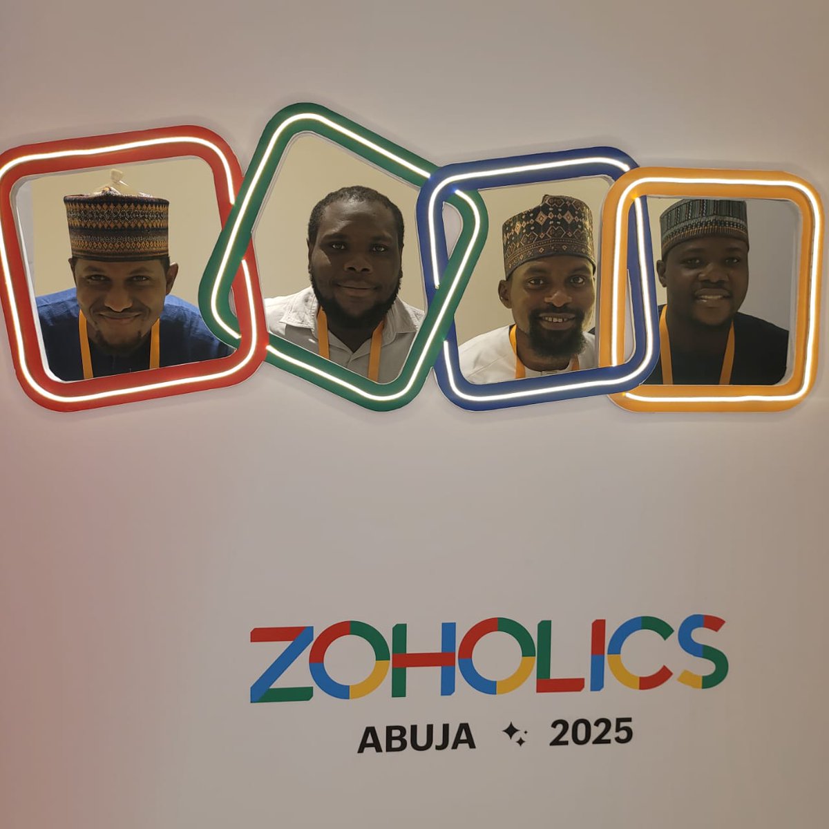 MtechNoble's tweet image. Woohoo! 🎉 
We're loving every moment at #ZoholicsAbuja2025! 
Exploring Zoho solutions, meeting brilliant minds, and building networks. 
Big kudos to @Zoho for an unforgettable experience! ✨ 
#Zoho #MTECHNobleHub #Innovation #TechInAfrica