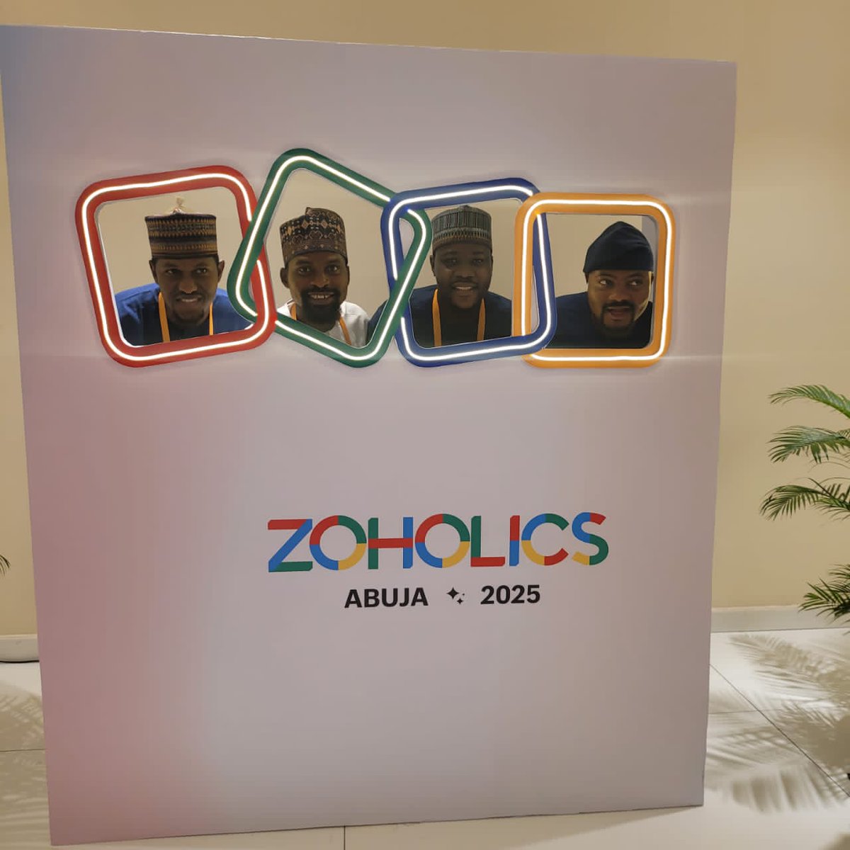 MtechNoble's tweet image. Woohoo! 🎉 
We're loving every moment at #ZoholicsAbuja2025! 
Exploring Zoho solutions, meeting brilliant minds, and building networks. 
Big kudos to @Zoho for an unforgettable experience! ✨ 
#Zoho #MTECHNobleHub #Innovation #TechInAfrica