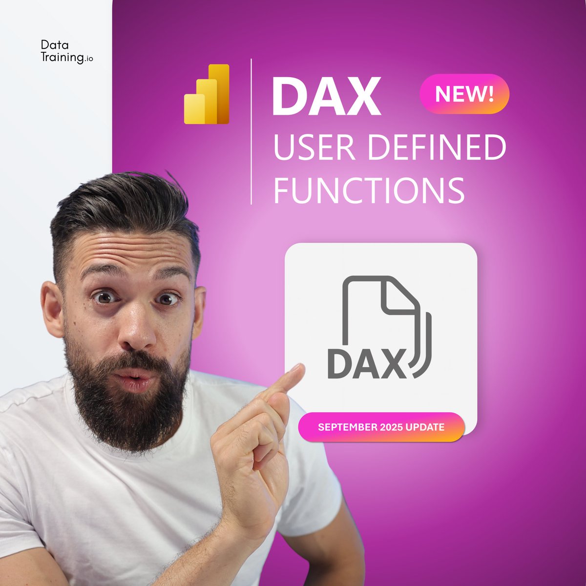 HowToPowerBI's tweet image. Complete DAX revolution 🚀 

NEW IN SEPTEMBER UPDATE! 🚨
User defined functions

#powerbi #analytics #design #report #update