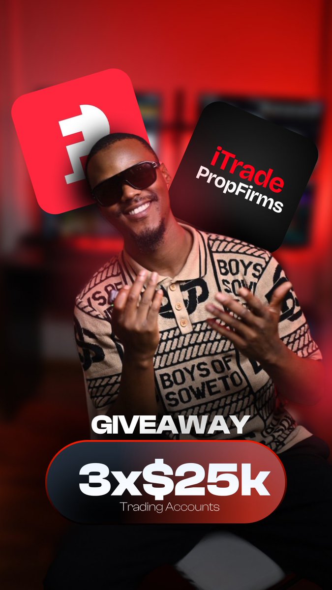 🔥 FunderPro x iTradePropFirms GIVEAWAY 🔥

We’re giving away 3x $25,000 <a href="/FunderProfx/">FunderPro</a> Trading Accounts 

How to Enter:
1) Follow: <a href="/itradepropfirm/">Wonga Fasi</a> | <a href="/FunderProfx/">FunderPro</a> | <a href="/iamowenm/">Owen Morton</a> (on X &amp; IG)
2) Like ❤️ &amp; Repost 🔁 this post
3) Drop a cool short video in the comments screaming: “I love
