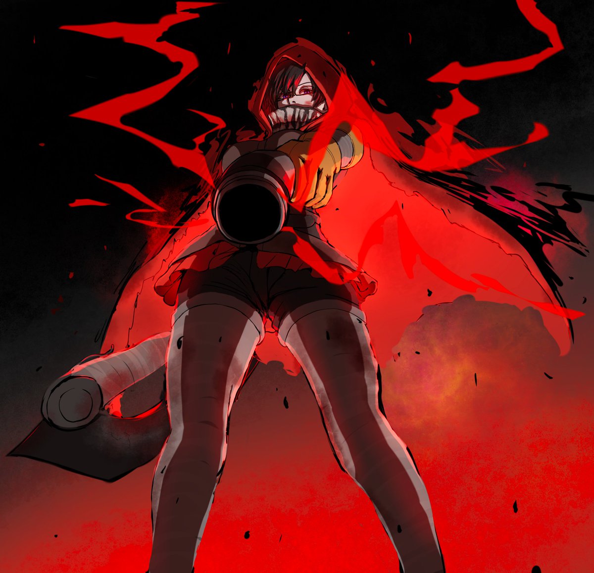 かなり前に描かせていただきました！

凛々しいベリーショートメガネお姉さんです🤓
参考資料のビジネスファッション好きでした！