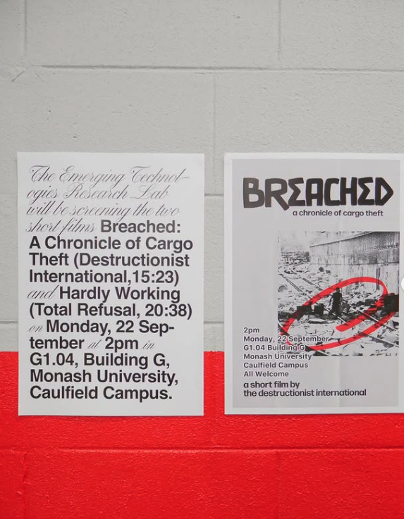 destruct_intl's tweet image. screening of BREACHED at monash university -- next week, 22 sept. 

thanks to m price for organising.