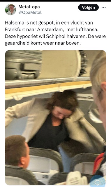 Korte afstanden zouden B&amp;W van Amsterdam per trein doen. Recent nog besloten. Kennelijk geldt dat niet voor de burgemeester, de geprivilegieerde GroenLinks regent die altijd anderen de les leest. #BevrijdAMsterdam op 18/3/26 van linkse hypocrisie. #BAM26. <a href="/BVNLNederland/">BVNL | Belang van Nederland</a>