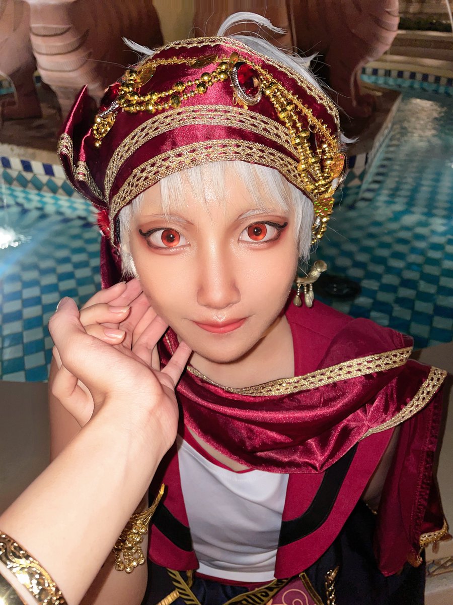 昨日のすに〜くいました！！🦦🌊
 #Dハロ仮装ツイステ 
 #Dハロ仮装2025