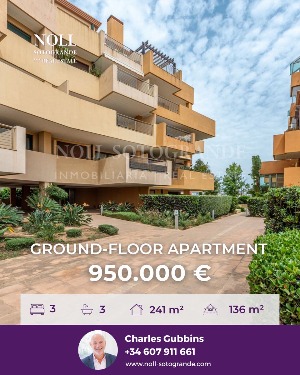 A prime choice for discerning buyers 💎
Asking 950.000 € - Reference NP2006 

Charles 📲+34 607 911 661
✉ charles.gubbins@noll-sotogrande.com
IG @charlieinsotogrande 
🌴🌴🌴 𝗡𝗼𝗹𝗹 𝗦𝗼𝘁𝗼𝗴𝗿𝗮𝗻𝗱𝗲 𝗥𝗲𝗮𝗹 𝗘𝘀𝘁𝗮𝘁𝗲