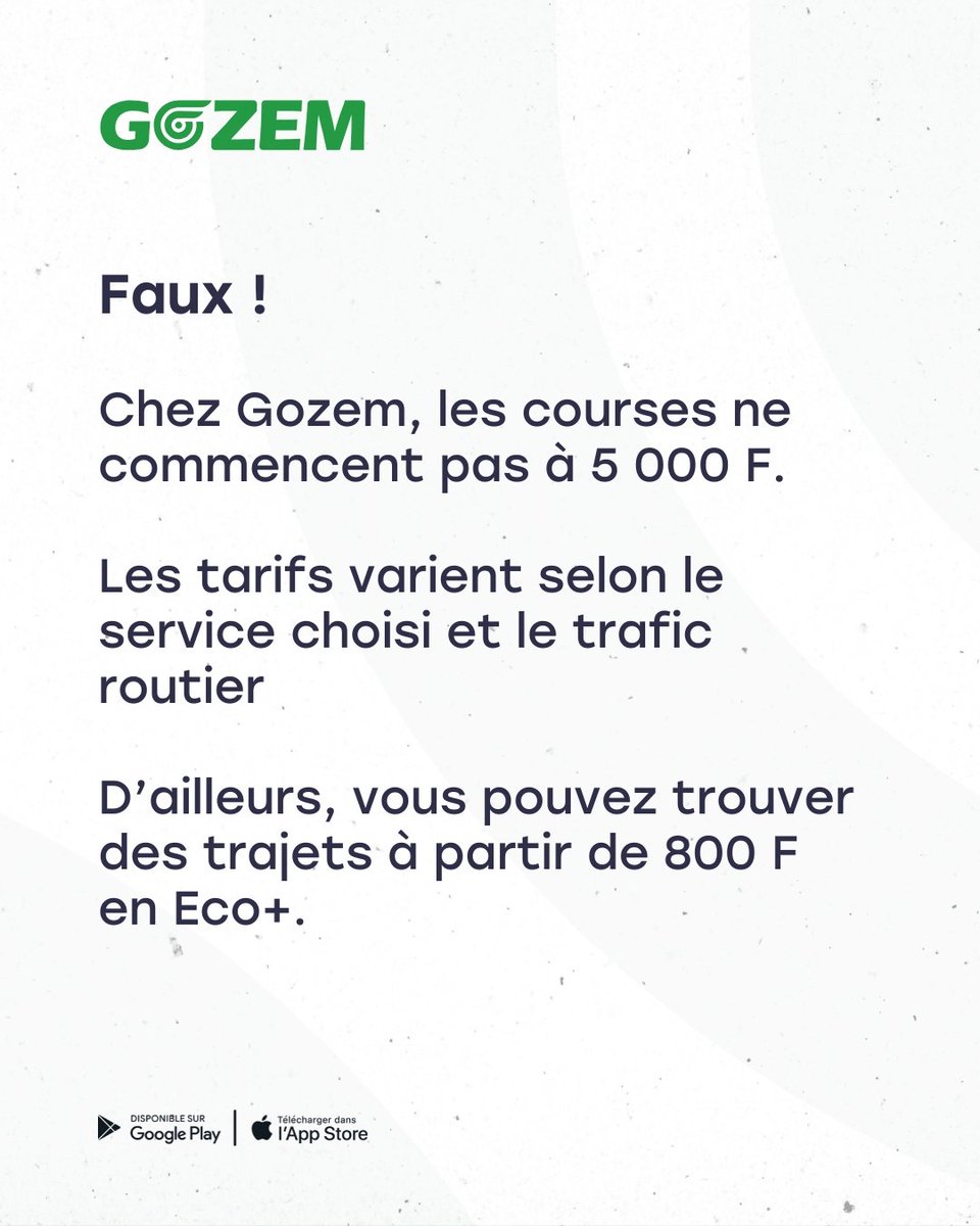Si vous soupçonnez qu’une de vos courses a été surfacturée, envoyez-nous en privé le numéro de la course ainsi que votre numéro de téléphone, afin que nous puissions vous apporter une assistance personnalisée et efficace.

#Gabon #client #Transport #viechere