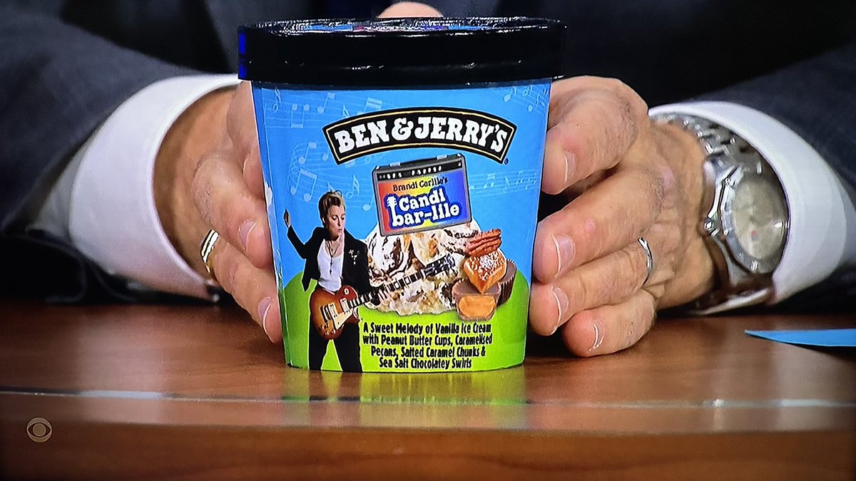 i need many many pints of candi barlile cmon ben cmon jerry