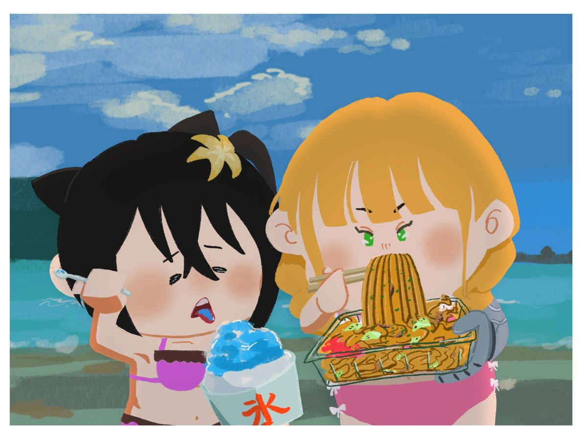 食べれなかった方の世界線
 #うぃんたぁと