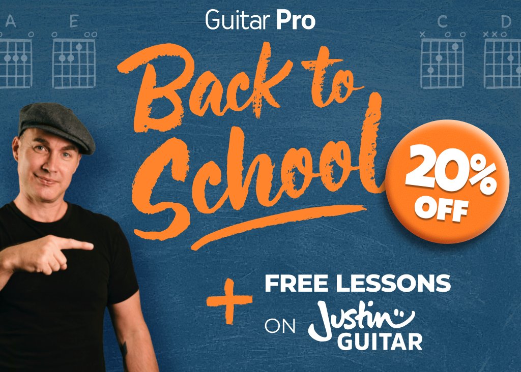 ArobasMusic's tweet image. 🔥 🎸🔥 Save big on Guitar Pro + get free guitar lessons by @justinguitar worth $90!
⏱️ Don’t wait, rush to guitar-pro.com now. 🙌
guitar-pro.com

#guitarpro #justinguitar #guitarists #guitarplaying #guitarlove #musician #musique #musicproducer