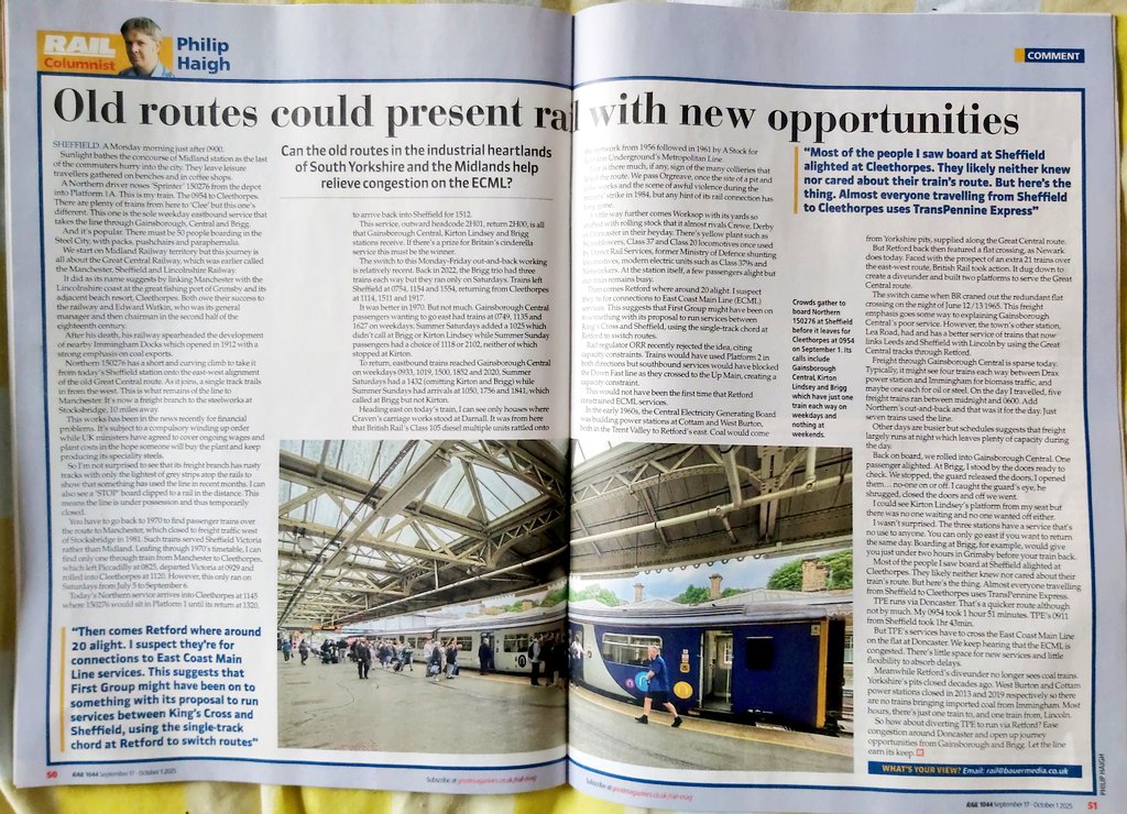 The Independent Brigg Line Rail Group (Est 2012) (@iblrg) on Twitter photo In the latest issue of <a href="/RAIL/">RAIL Magazine</a> magazine, which is now available priced Β£4.99.
<a href="/philatrail/">Philip Haigh</a> has done an excellent two page article about the present 1 round trip <a href="/northernassist/">NORTHERN π</a> Brigg Line service, and the opportunities that are available for improvement.
tinyurl.com/briggtrainguide In the latest issue of <a href="/RAIL/">RAIL Magazine</a> magazine, which is now available priced Β£4.99.
<a href="/philatrail/">Philip Haigh</a> has done an excellent two page article about the present 1 round trip <a href="/northernassist/">NORTHERN π</a> Brigg Line service, and the opportunities that are available for improvement.
tinyurl.com/briggtrainguide