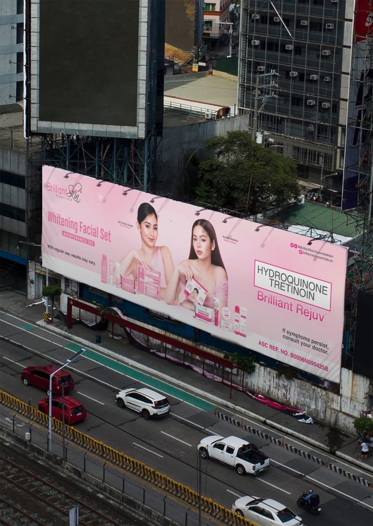 arjasOG's tweet photo. From our screens to the city billboards—Jas made it! Congrats @jasscalesofc on your very first Brilliant Skin  Essentials billboard with Kollete💖. 

🔗 https://t.co/C7SkzMoMHi

#ArJas | #JasScales https://t.co/67lK8xX1p3