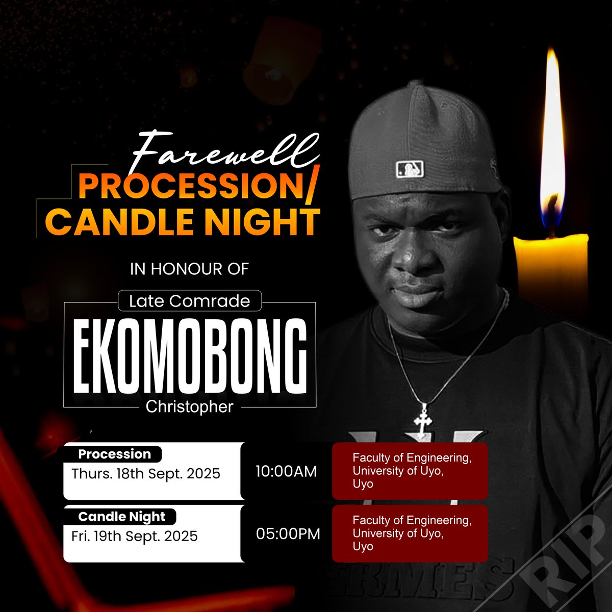 We never hope for bad things.

Designed this with loads of sadness
Farewell Bro

#sad #procession_design #colleague #brother