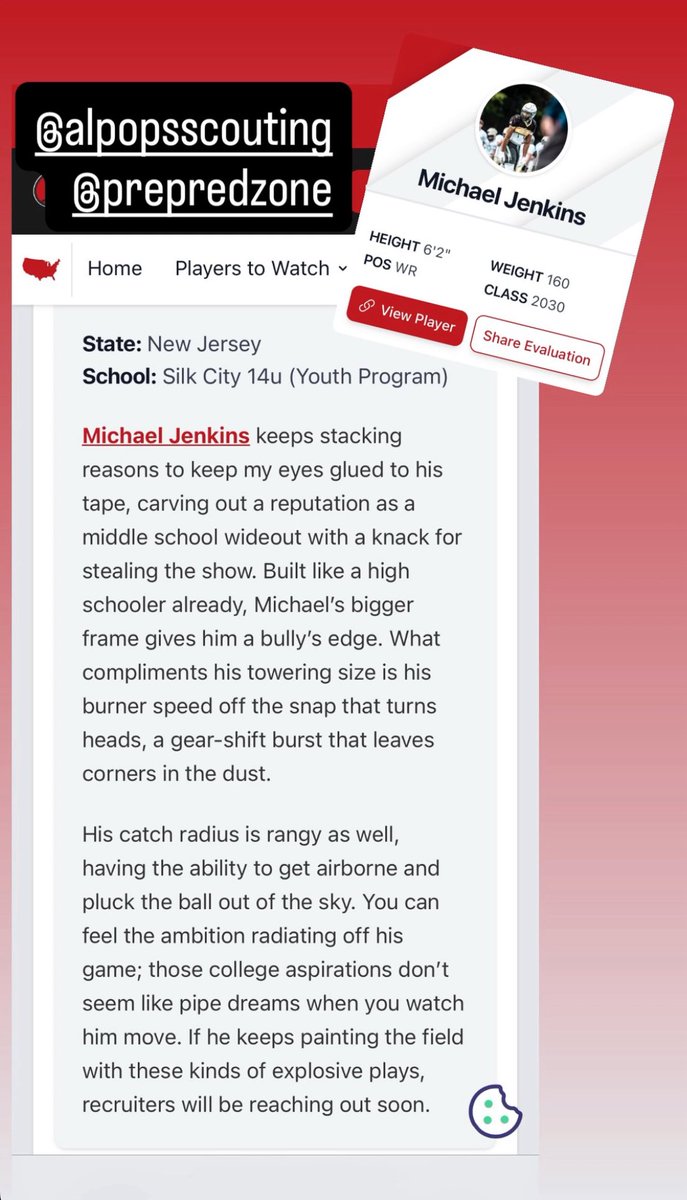 MichaelJenkins1's tweet photo. Thank you @AlPopsFootball for the write up extremely blessed🤞🏽 https://t.co/8whKU6x8TP