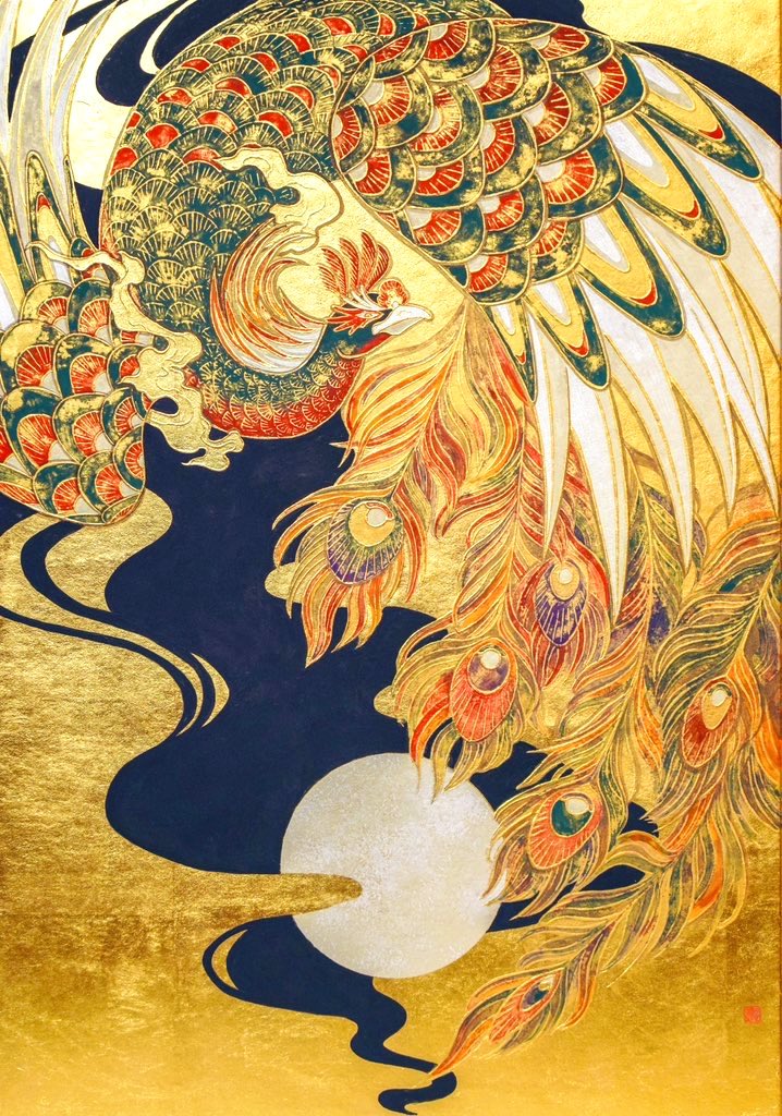 Post by 北澤 龍 ryu kitazawa on X: 『鳳凰図』