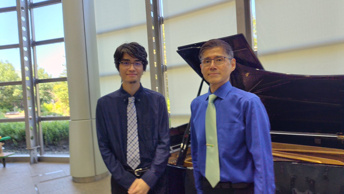 9月のコンサート③鳴りやまない拍手に応えてのアンコールはM.ラベル作曲ハバネラ。毎年ご出演いただいているお二人のコンサートということで今日は早い時間から会場で待っておられる方が多くみられました。毎回すてきな演奏をありがとうございます。＃あおば音楽ひろば　＃横浜市青葉区