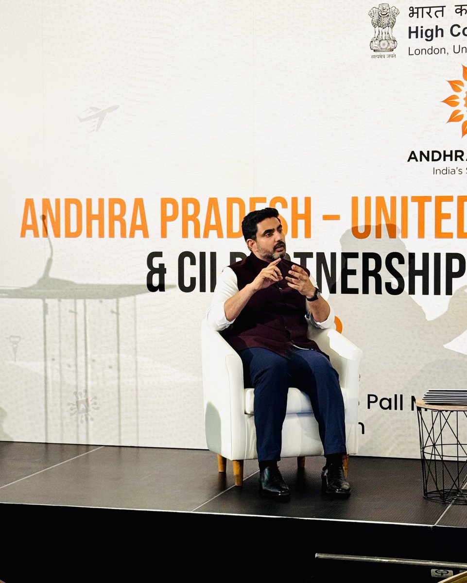AniKaprekar's tweet image. Exploring Swarna Andhra ~ Viksit Bharat: Vision 2047 - exciting!
Enjoyed CII AP-UK Forum.🇮🇳🇬🇧 Andhra Pradesh pitched with scale-up energy - big bets on DeepTech, Quantum, Drone City... New heights ahead. Wishing more power to minister @naralokesh - bold, clear and hungry. ✊🏻💫