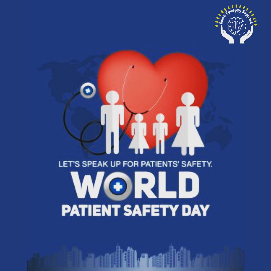 It’s #WorldPatientSafetyDay 🌍💜

For people with epilepsy, safety =
⚡ Seizure first aid
⚡ Access to care
⚡ A stigma-free world

Every patient deserves safety &amp; dignity. 💜 

#EpilepsyAwareness 
#ShineTogether
#ShineEpilepsySupport 
#ShineALightOnEpilepsy