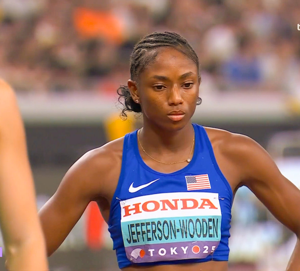 Melissa Jefferson-Wooden 🇺🇸 ran a very easy 22.24s to win her 200m heat at the Tokyo 2025 World Championships!

Thelma Davies 🇱🇷 was 2nd in 22.76s, followed by Jessika Gbai 🇨🇮 in 22.81s.