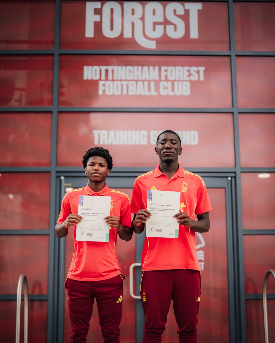 Congratulations to Zyan Blake and Frank Djanma for successfully completing their Level 2 NCFE Diploma in Sport! 

We have been delighted by their hard work over the past year and incredibly proud of them both for achieving a Merit grade. 👏
