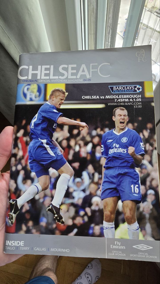 Раритет нашел в своих архивах. <a href="/ChelseaFC/">Chelsea FC</a> и <a href="/Boro/">Middlesbrough FC</a> 2005 года